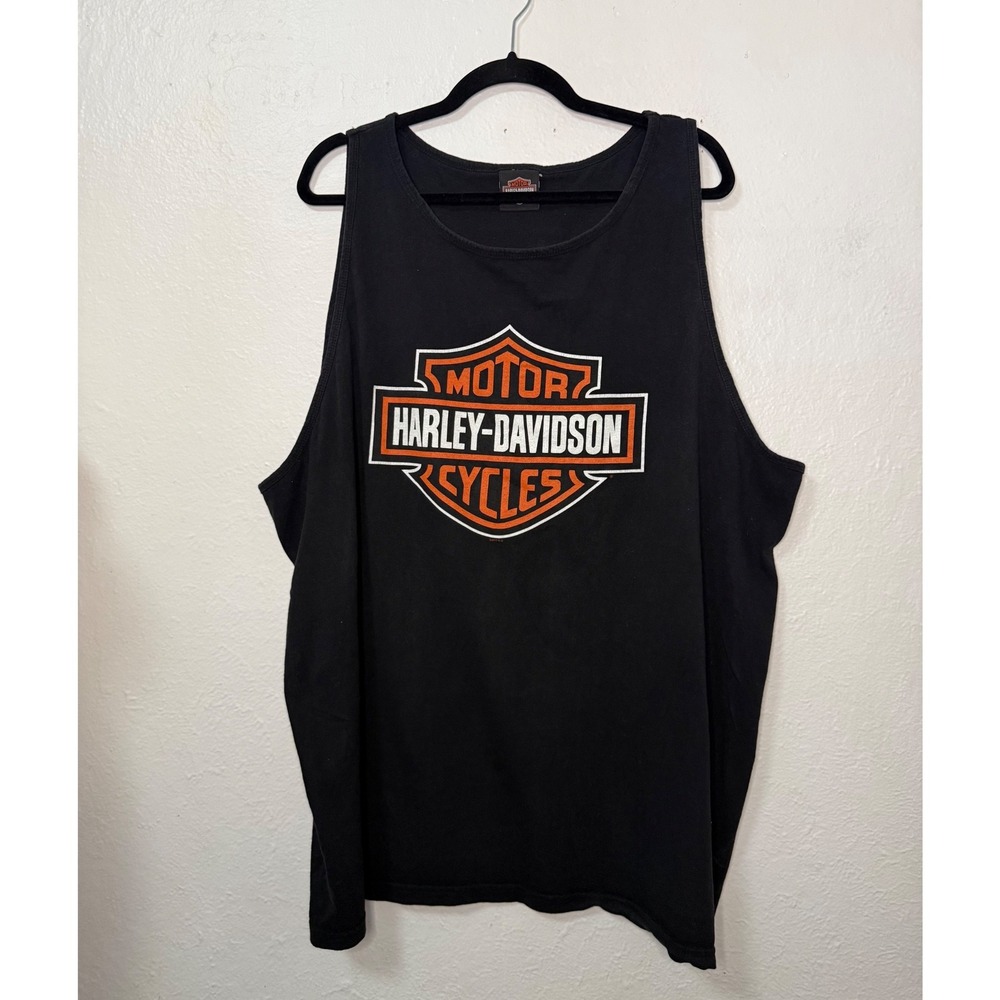 Harley Davidson Men's 3X Dayton Beach Florida Tank Top Black Biker 2016